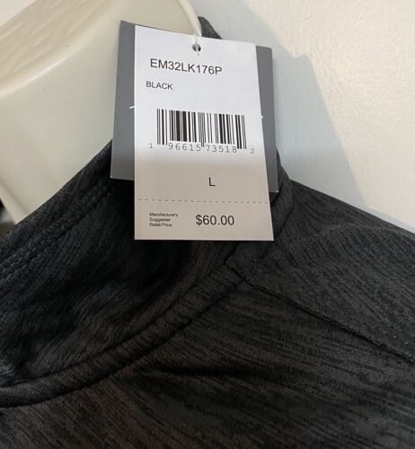 Eddie Bauer half zip mock neck pull over shirt Large