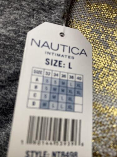 NÁUTICA 2PACK INTIMATES LOUNGE COMFORT BRAS SIZE L MSRP $42 BEAUTIFUL CRO BACK