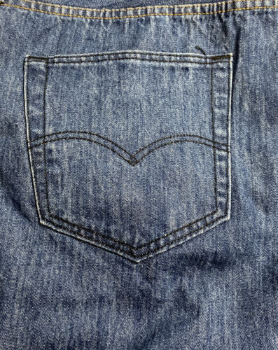 Levi's 501 Men’s Button fly Original Stretch Denim Blue Jeans 44W X 32 L