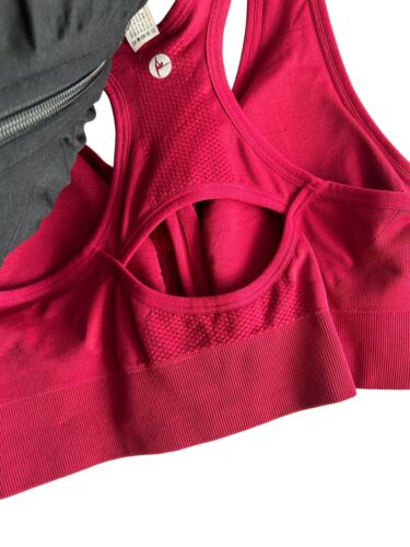 90 Degree By Reflex High Perform. Full Support Sport Bra Set-Two Large MSRP$58