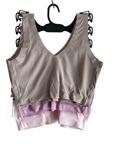 Lucky Brand Set Of 3~Seamless Laser Cut Bras LVD19053~Sz.M~Multicolor ~UNIQUE