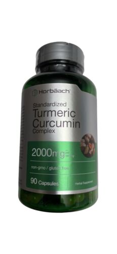 Turmeric Curcumin Complex 2000mg HORBAACH 90 Capsules With Black Pepper