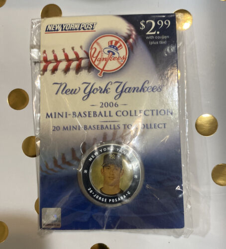 NEW YORK YANKEES 2006 MINI BASEBALL COLLECTION JORGE POSADA (NEW YORK POST)