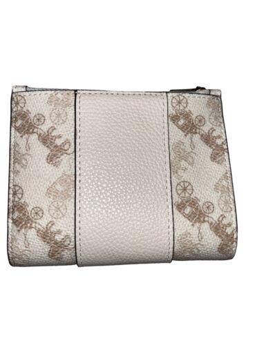 Coach~Horse & Carriage Bifold Wallet~Zip