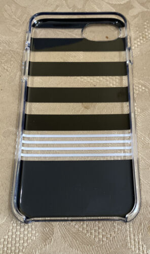 Kate Spade Protective Case for iPhone 6/6S/7/8 Clear With Black/White Stripes