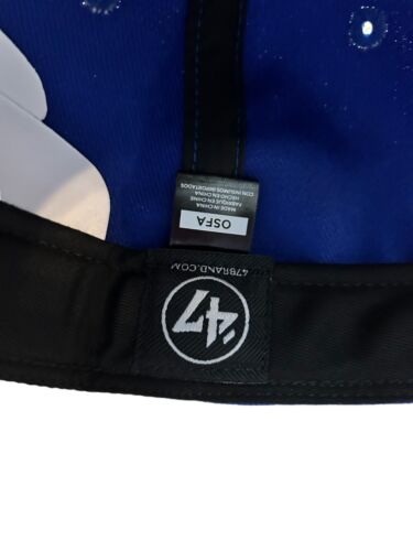 '47 New York Mets Clean Up Home Royal Blue Adjustable Strap Hat Dad Cap