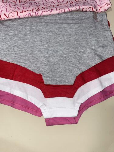 Juicy Couture ~ Women's Boyshort Underwear Panties Cotton Blend 5-Pair (A) ~ L