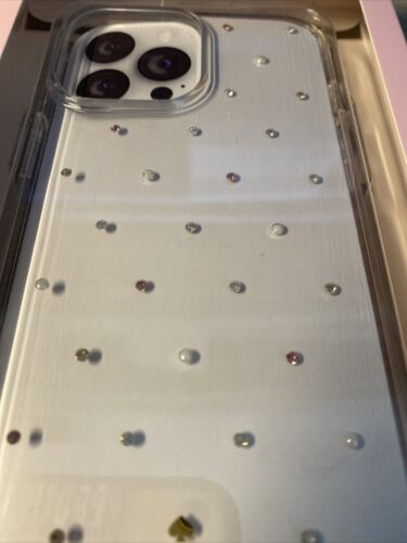 Kate Spade New York Protective Case iPhone 13 Pro Max Pink Rhinestone 6.7 UNIQUE