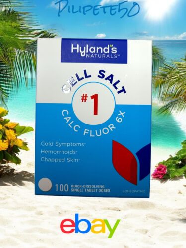 Cell Salt #1, Calc Fluor 6X, 100 Quick-Dissolving Single Tablet~Cold Symptoms