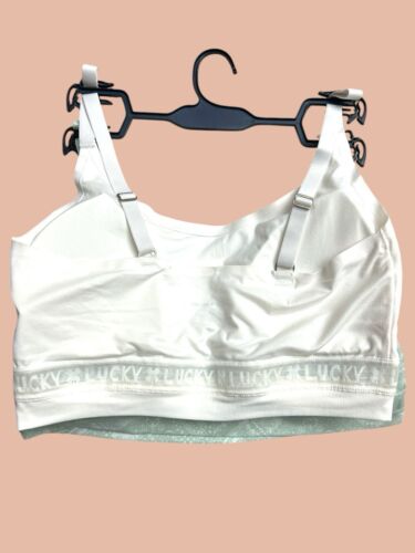 Lucky Brand 2 WIRELESS LOUNGE BRA'S Removable Pads LVD00159X Size 1X NWT $68