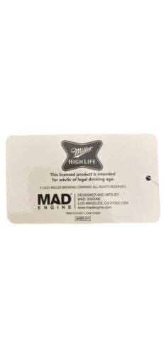 Miller High Life Cap Mad Engine SnapBack Adjustable Black Adult