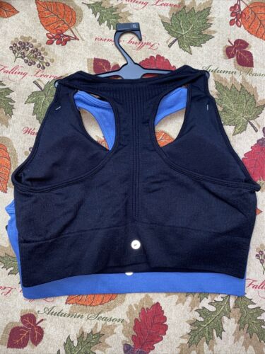 90 Degree By Reflex High Perform. Full Support Sport Bra Set-Two XLarge MSRP$58