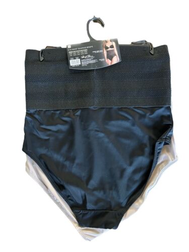 Marilyn Monroe 2pc MM7157~Elastic Belly Band~Hi Waist Shaping Briefs~L~GREAT !