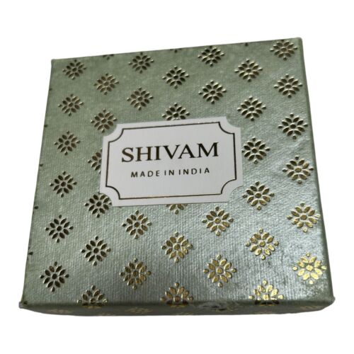SHIVAM GENUINE GEMSTONE AGATE BRACELET~HARMONY, CALM, GROUNDING~UNIQUE! NIB