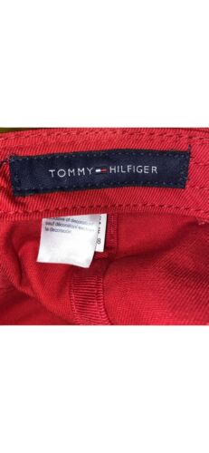 TOMMY HILFIGER CAP RED ADJUSTABLE ONE SIZE FITS MOST NICE!!!