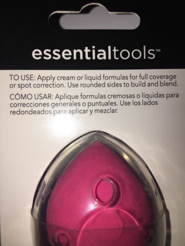 ESSENTIAL TOOL BLENDING HOT PINK SPONGE HYPOALLERGENIC LATEX FREE COSMETIC