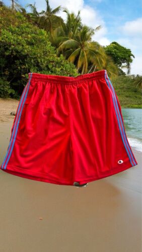 Champion Basketball Shorts Mens 2XL Red Mesh Gym NEW