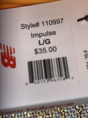 New Balance Medium Impact Sports Bra Style 110997 Impulse Orange Size L NEW