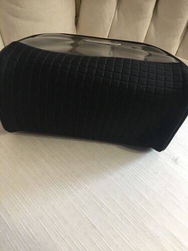 Aimee Kestenberg LANA 3-Piece Set BLACK Woven Cosmetic Bag Retail $30 NEW