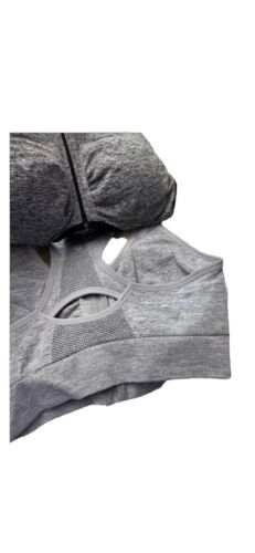 90 Degree By Reflex High Perform. Full Support Sport Bra Set-Two Large MSRP$58