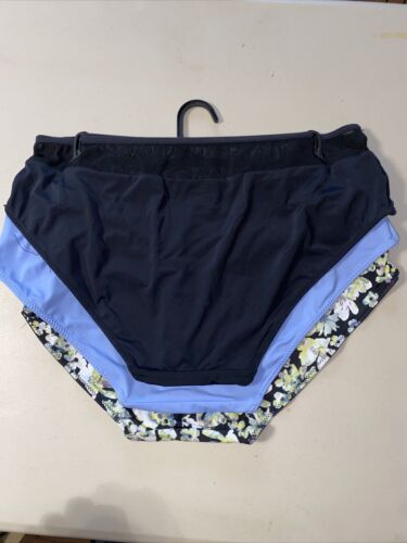 Steve Madden ~ 3-Pair Women's Bikini Underwear Cotton & Nylon Blend ~XL~CUTE!