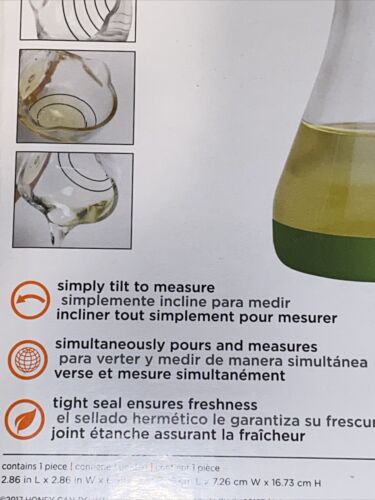 Honey Can Do Portion Pour - Liquid Pouring & Measuring Tool -NEW Model:KCH-06269