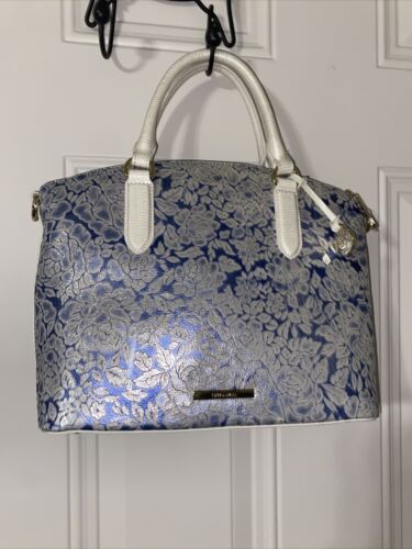 Brahmin Duxbury Satchel Aquarius Stratford Double Handle & Shoulder Bag UNIQUE!