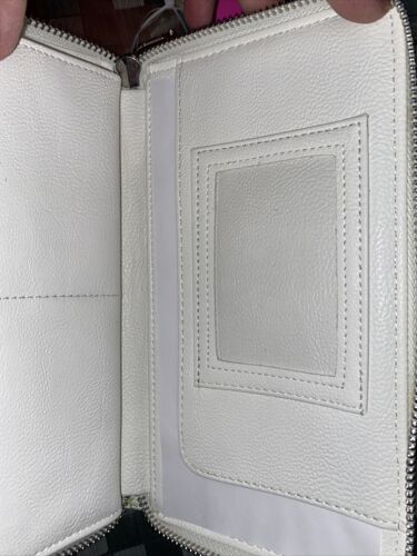 Betsey Johnson Zip Around Wallet/Wristlet Stitch Light Green Over White Color