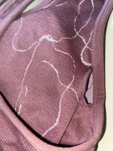 Women's Tahari Sport Rose Pink Sports Bra Size M G1 Removable Cups NEW-UNIQUE!