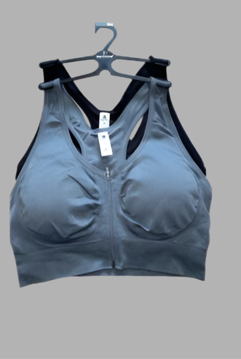 90 Degree By Reflex High Perform. Full Support Sport Bra Set-Two Medium MSRP$58