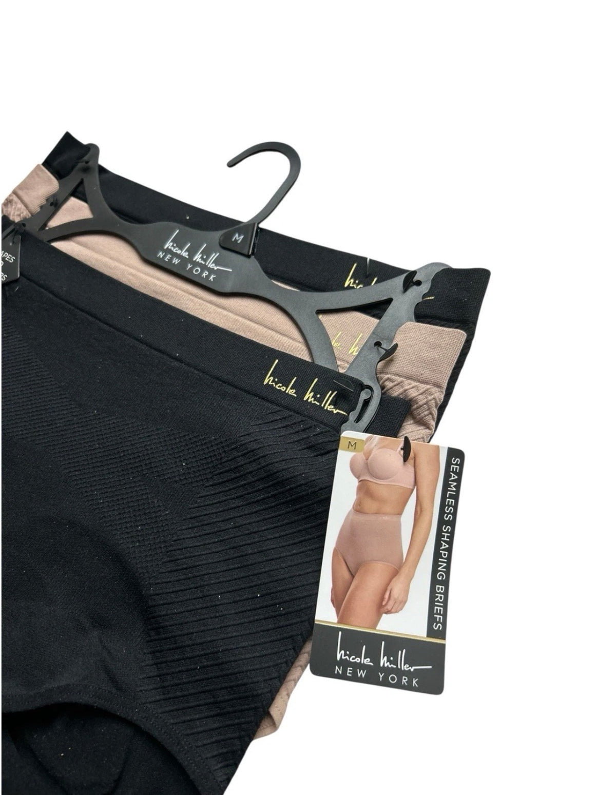 Nicole Miller NM7329 3-Pack Seamless Shaping Briefs