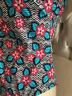 GOTTEX Multicolored/Black Floral Design One Piece Tank Style Swimsuit Sz 10 NWT