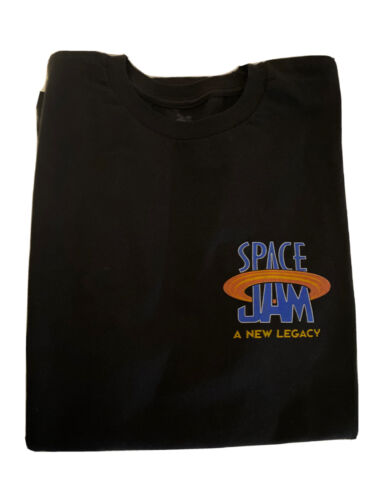 SPACE JAM - New Legacy Black T-Shirt XL  Bugs, Taz, Daffy, Marvin - Tune Squad