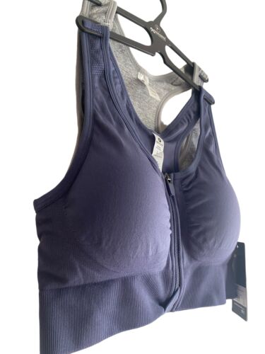 90 Degree By Reflex High Performance~ Full Support Sport  Bra Set-Two L MSRP$58