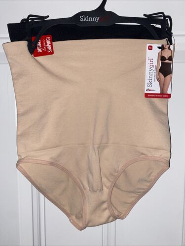 Skinnygirl Shaping Double Layer Tummy Toning Panel 2 pk~Medium~Briefs SG7123❤