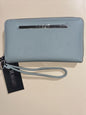 STEVE MADDEN WALLET WRISTLET LIGHT GREEN) SMOOTH TEXTURED