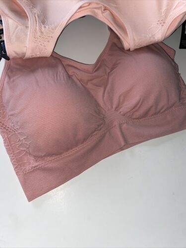 DELTA BURKE~3 PACK COMFORT SEAMLESS BRAS ~ SIDE DETAIL~ALL SIZES~GREAT FIT!