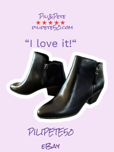 Frye Women’s Black Leather Judith Double Zip Heeled Booties Side Zips US 9.5 NWT