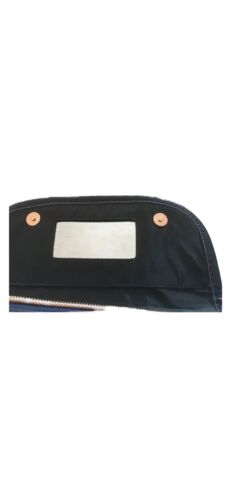 Aimee Kestenberg Langley Quilt  Indigo Dye Fold Over  Pyramid Zip Rose Gold Zip