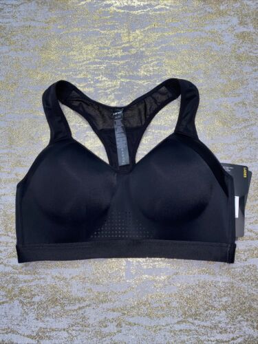 Hind Women's Racerback Sports Bra Size XLARGE Black Athletic Workout Fitness