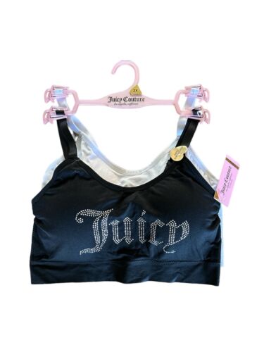 JUICY COUTURE INTIMATES~SEAMLESS BRA 2 PACK~SIZE 1X~MULTI LOGO JC6995~VERY SEXY!