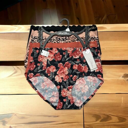 Marilyn Monroe 5pc MM3731-49  No Show Mid-Rise Panties~XL~Multicolor $48-PERFECT