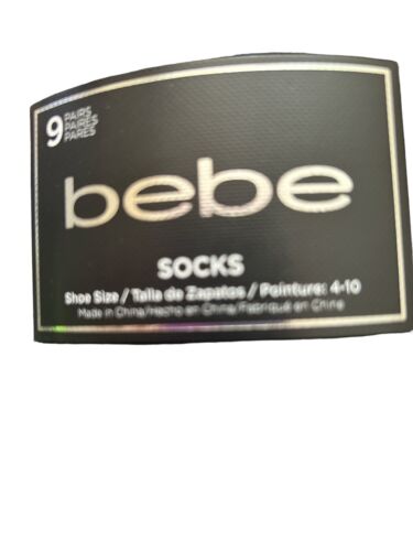 bebe logo socks Multicolor (9Pairs) size(4-10) #6