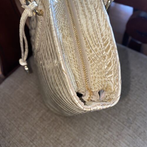 Brahmin Small Bowie Stardust Melbourne  Leather Bag-Double Handle UNIQUE!