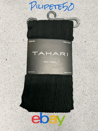 Tahari M/L Sweater Tights Black, Height 5'6"- 6'~145-165 lbs