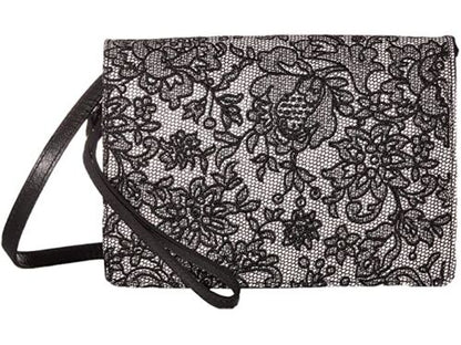 Patricia Nash Lanza Fall Tapestry Leather XBDY Clutch, Wristlet Convertible Flap