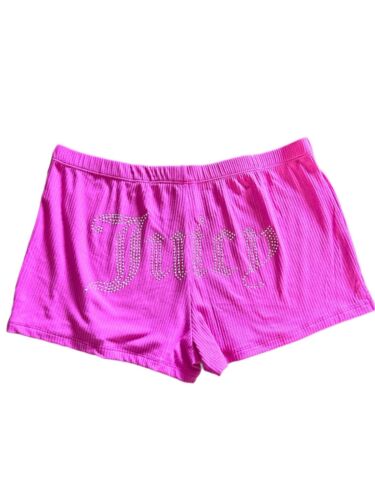 Juicy Couture Sleepwear 2pc Set JC959SP Size L~ Pink With Rhinestones NWT~SEXY!