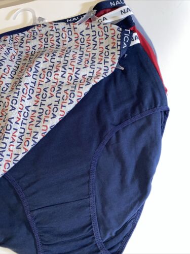 NAUTICA 5 Pack BRIEFS PLUS SIZES~COTTON~MULTICOLOR~  NT3459~ALL SIZES~GREAT FIT!