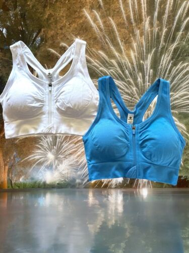 90 Degree By Reflex High Performance~ Full Support Sport  Bra Set-Two LARGE $58