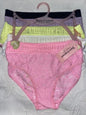 JUICY COUTURE Women’s Intimates Lace Cheeky Underwear Panties Size L 5 Pcs CUTE!